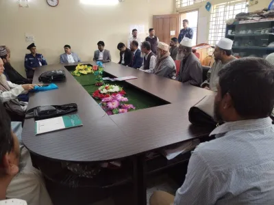 ডিসি মহোদয়ের সাথে মতবিনিময়